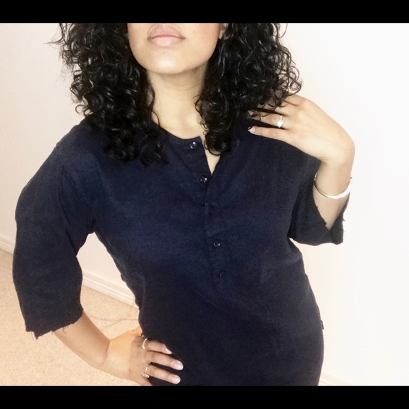 PUBLISH TUNIC - raw hem sleeves - size medium - Picture 2 of 8